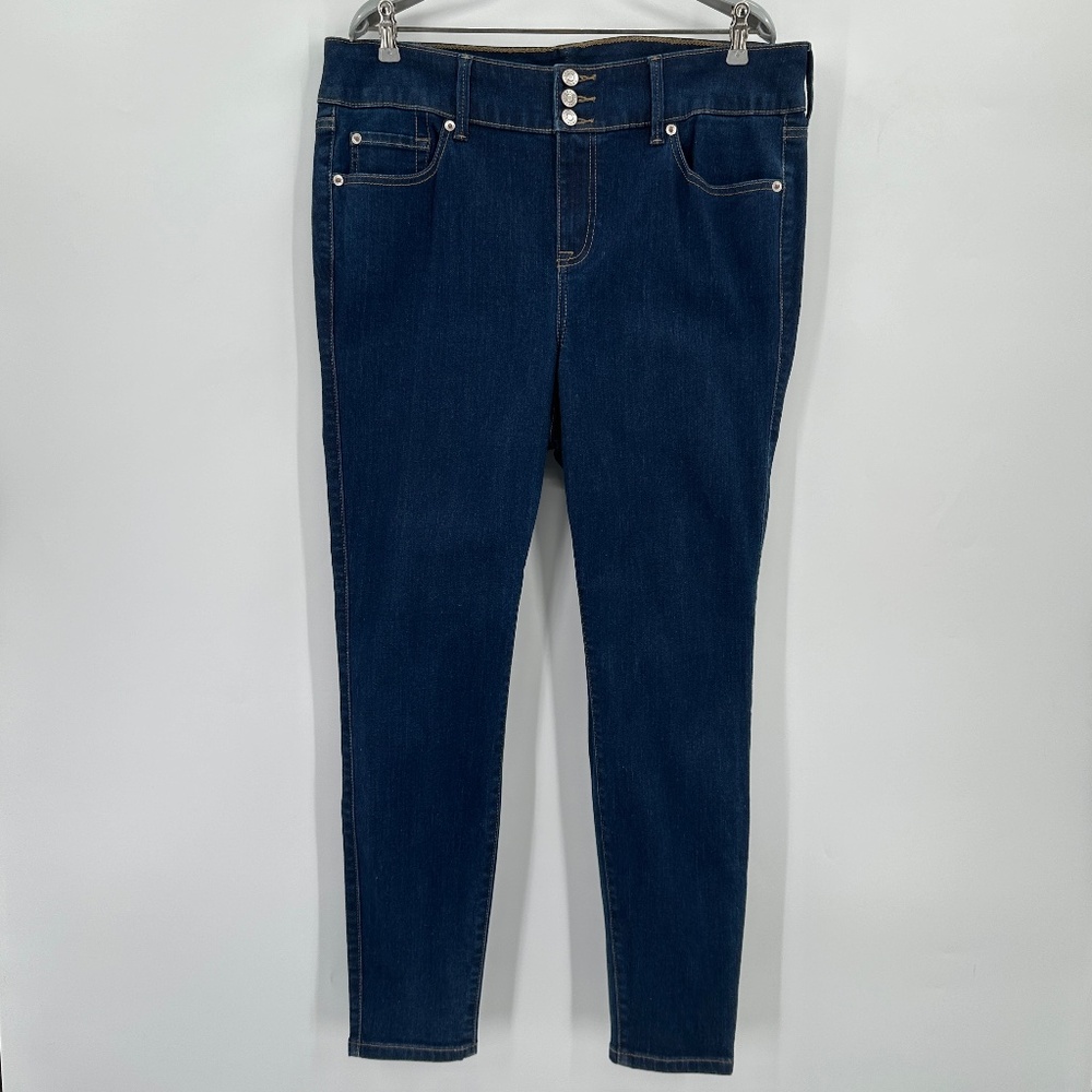 Torrid Super Soft Jeggings Plus Size 18R Dark Wash Denim Jeans Skinny Leg